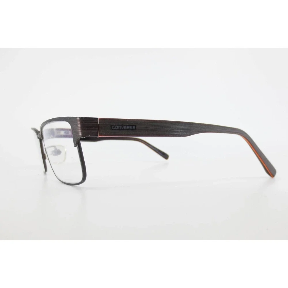 Converse A212 Brown Rectangular Eyeglasses Frames 53-17-135 Men Women Eyewear